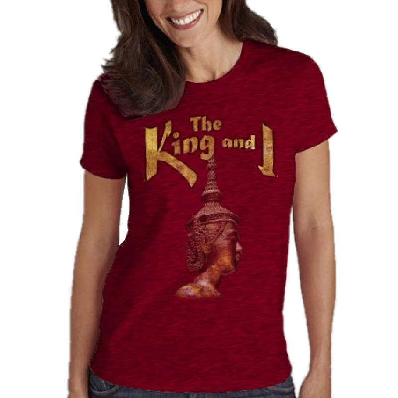 King and I Ladies Antique Cherry Tee- Customizable