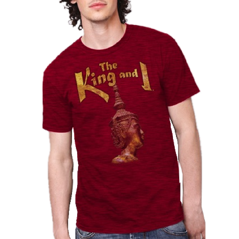 King and I Unisex Antique Cherry Tee