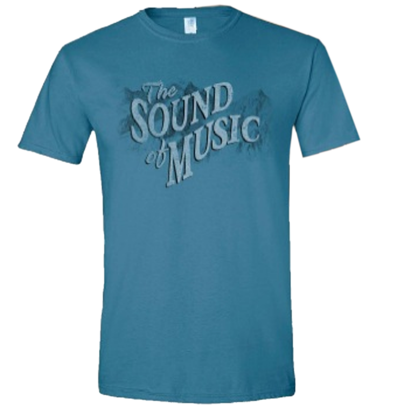 Sound of Music Unisex Indigo Blue Tee- Customizable