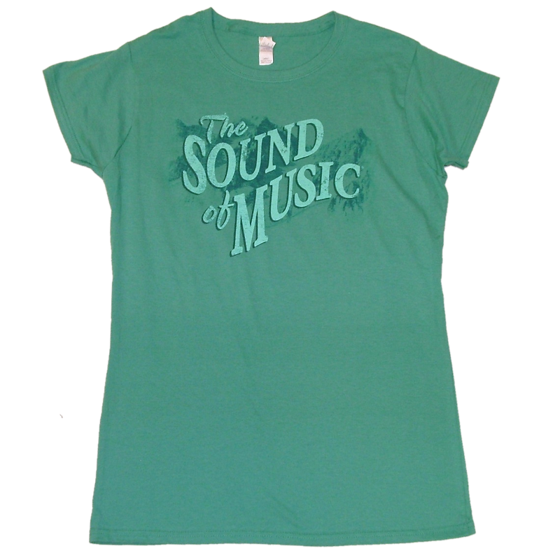 Sound of Music Ladies Scrub Green Tee- Customizable