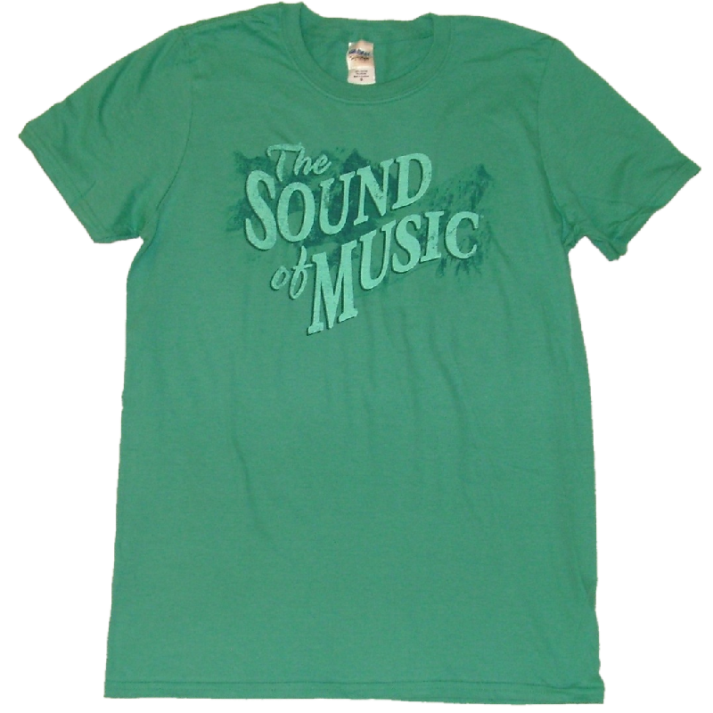 Sound of Music Unisex Scrub Green Tee - Customizable