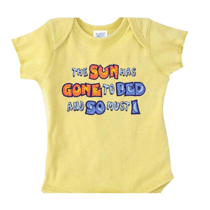 Sound of Music Yellow Baby Onsie